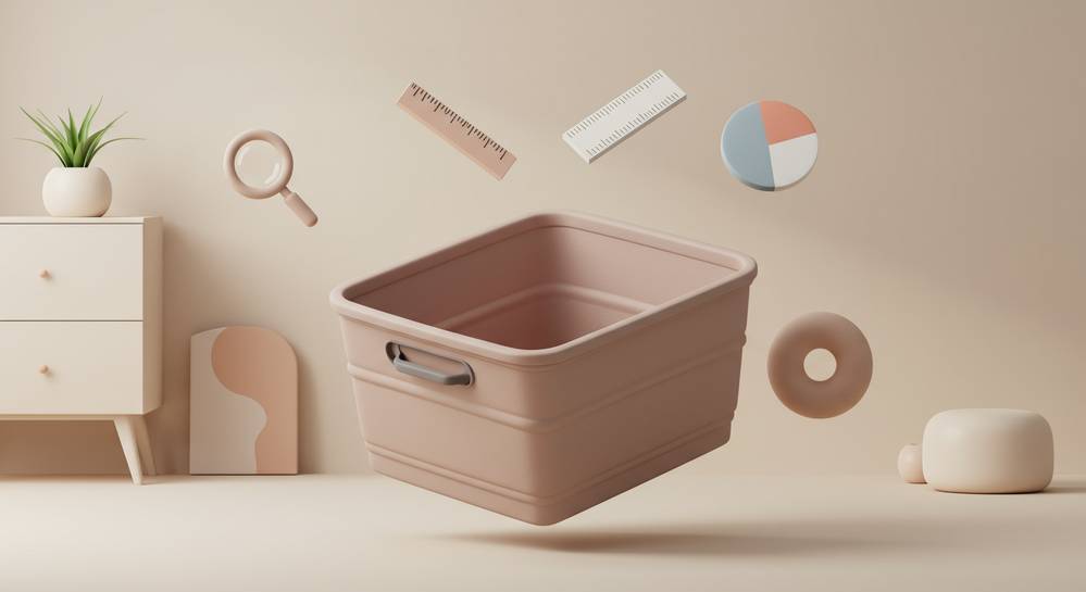 Maximize your space with collapsible storage bins and baskets